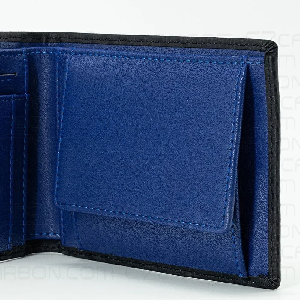 NWT Carbon Fiber Leather Wallet Bifold with RFID Blocking Ships today
